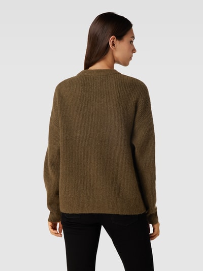 JAKE*S STUDIO WOMAN Gebreide pullover met extra brede schouders Leem - 5