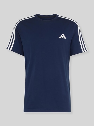 adidas Sportswear Regular Fit T-Shirt aus reiner Baumwolle Dunkelblau 2