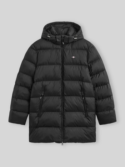 GANT Regular Fit Jacke aus Polyester mit abnehmbarer Kapuze Black 2