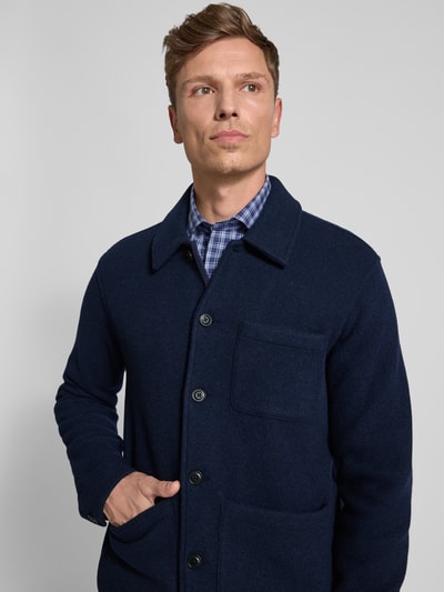 Polo Ralph Lauren Wollen jack met kentkraag Marineblauw - 3