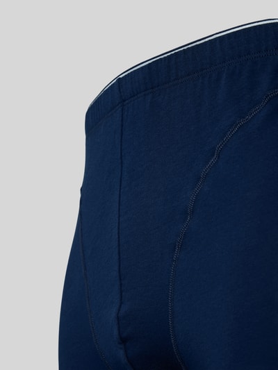 Schiesser Lange onderbroek met binnenstebuitennaden Marineblauw - 2