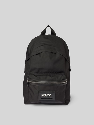 Kenzo Rucksack mit Label-Patch Black 2