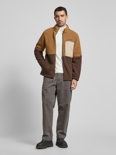 COLUMBIA Sherpa jacket met labelpatch Middenbruin - 1