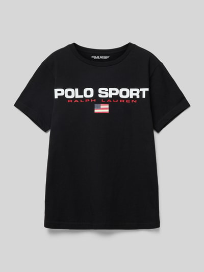 Polo Sport T-shirt met Zwart - 1