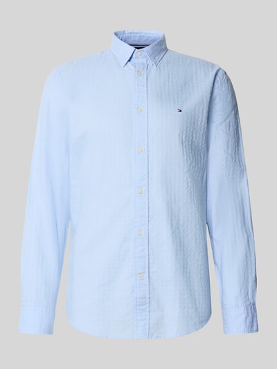 Tommy Hilfiger Regular fit vrijetijdsoverhemd van puur katoen Bleu - 2