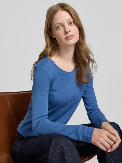 Christian Berg Woman Bluzka z długim rękawem z dekoltem okrągłym Niebieski 3