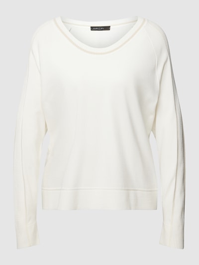 Marc Cain Gebreide pullover met ronde hals Offwhite - 2