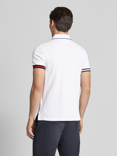 Tommy Hilfiger Slim Fit Poloshirt aus Baumwoll-Elasthan-Mix Weiss 5