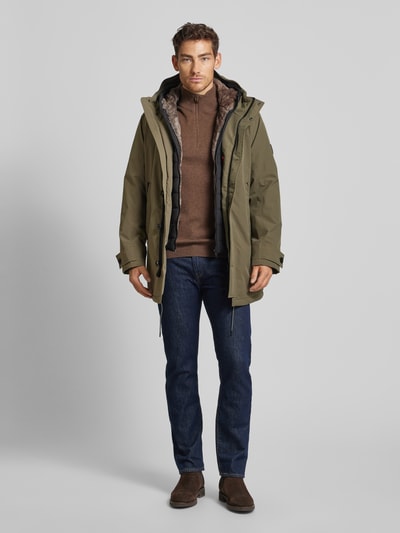 Tom Tailor 2-in-1 Parka mit herausnehmbarer Kapuze Oliv 1