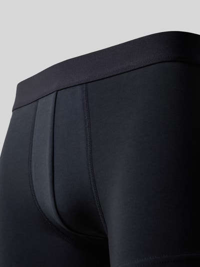 Bread & Boxers Boxershort met elastische band in een set van 3 stuks Marineblauw - 2