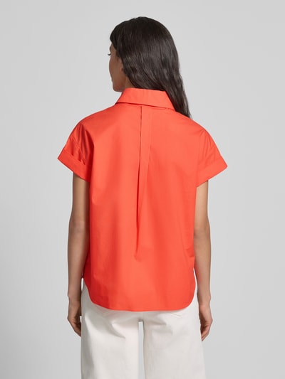 Luisa Cerano Relaxed Fit Bluse mit Kappärmeln Koralle 5