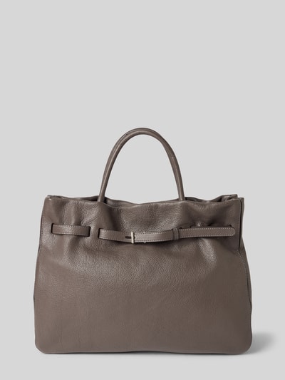 Abro Torebka ze skóry model ‘JILL’ Ciemnoszary 4