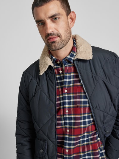 Barbour Tailored fit vrijetijdsoverhemd met button-downkraag, model 'Betsom' Donkerrood - 3