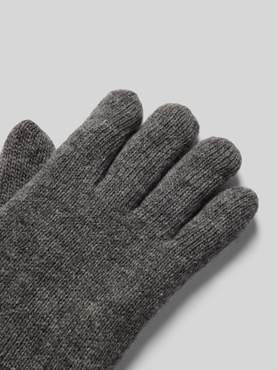 Barbour Gebreide handschoenen van wolmix, model 'CARLTON' Middengrijs - 3