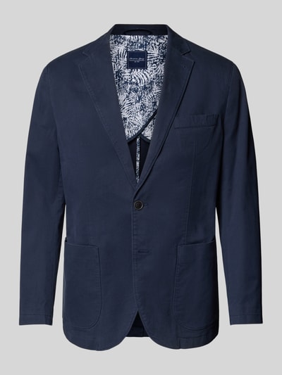 Christian Berg Men Regular Fit 2-Knopf-Sakko mit Eingrifftaschen Marine 2