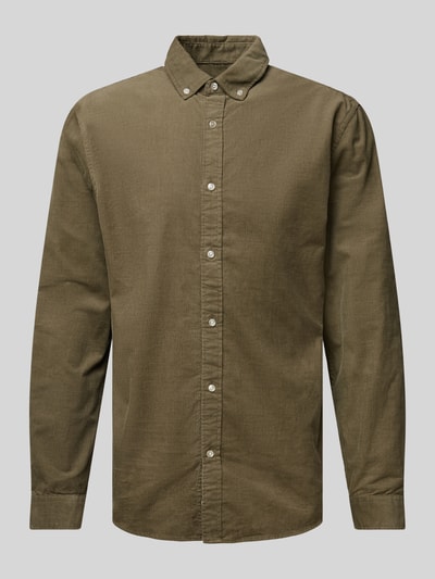 MCNEAL Freizeithemd mit Button-Down-Kragen Khaki 2