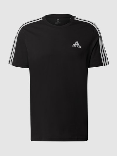 ADIDAS SPORTSWEAR T-Shirt mit Label-Streifen Black 2