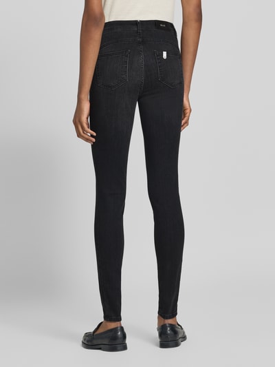 Liu Jo White jeansy o kroju slim fit z mieszanka bawełny model "DIVINE" Czarny 5