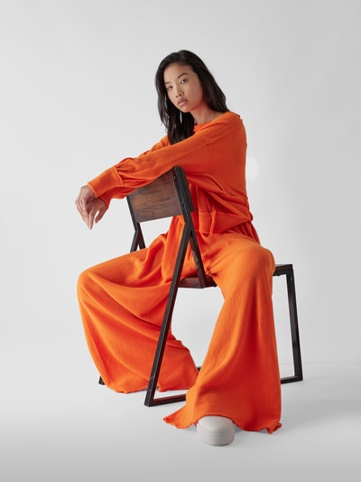 Maison Flaneur Hose aus Kaschmir Orange 6