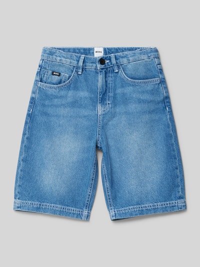 Boss Jeansshorts mit Label-Detail Blau 1