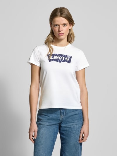 Levi's® T-shirt z nadrukiem z logo model ‘THE PERFECT TEE’ Biały 4