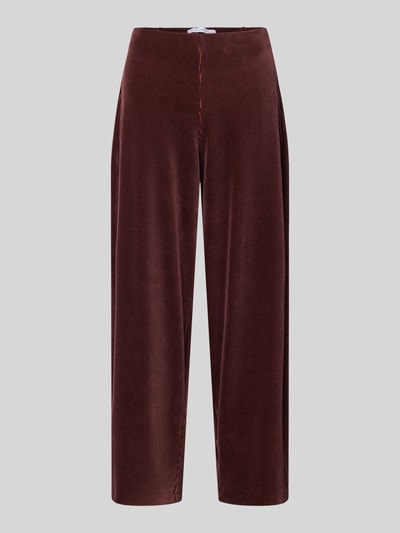 Produktfoto, Tapered Fit Cordhose aus Baumwoll-Mix Modell 'SALLY' von Raffaello Rossi, Damen Cordhose, braun, feine Rippenstruktur