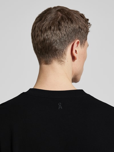 ARMEDANGELS Relaxed Fit T-Shirt aus Bio-Baumwoll-Mix Modell 'MAARKOS' Black 3