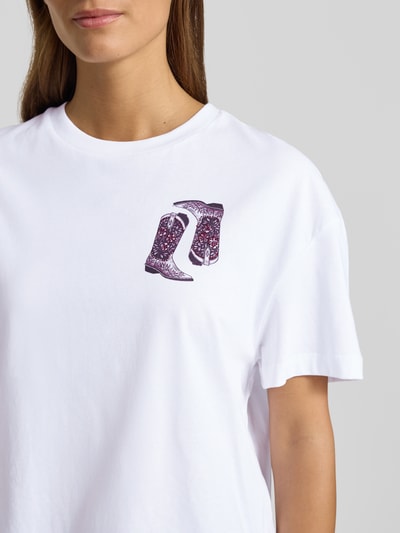 Rich & Royal T-shirt met motiefprint Wit - 3