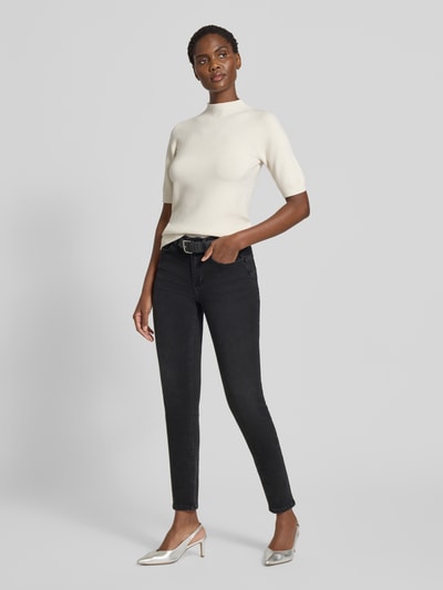 Liu Jo White Super Skinny Fit Jeans im 5-Pocket-Design Modell 'DIVINE' Anthrazit 1