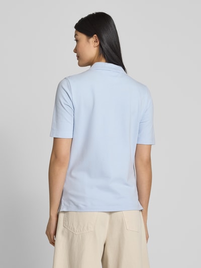 Tommy Hilfiger Regular fit poloshirt met logostitching, model '1985' Lichtblauw - 5