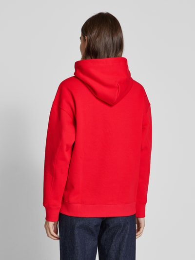 Jake*s Casual Comfort Fit Hoodie mit Statement-Print Rot 5