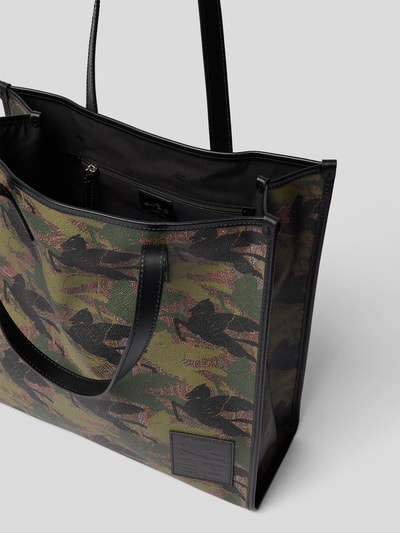Etro Shopper mit Allover-Muster Grün 5