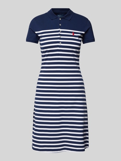 Polo Ralph Lauren Knielanges Polokleid mit Logo-Stitching Marine 2