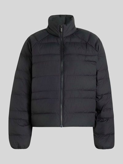 adidas Sportswear Kurtka pikowana o kroju regular fit z nadrukiem z logo Czarny 2