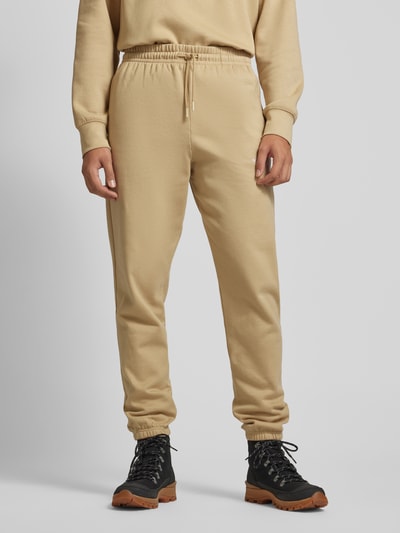 The North Face Spodnie dresowe z wyhaftowanym logo i elastycznym pasem Khaki 4