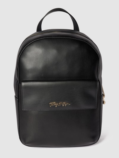 Tommy Hilfiger Rucksack in Leder-Optik Black 2