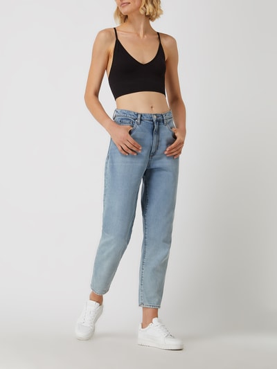 Only Crop Top mit Spaghettiträgern Modell 'Vicky' Black 1