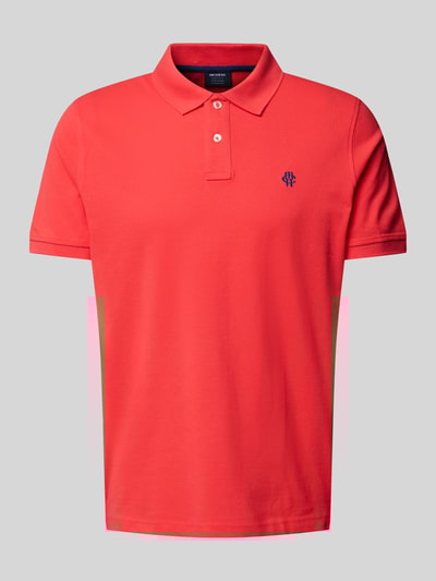 MCNEAL Regular fit poloshirt met labelstitching Lichtrood - 2
