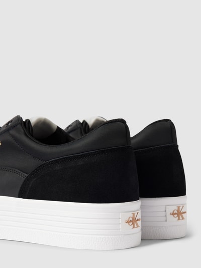 Calvin Klein Jeans Plateau-Sneaker mit Label-Details Black 3