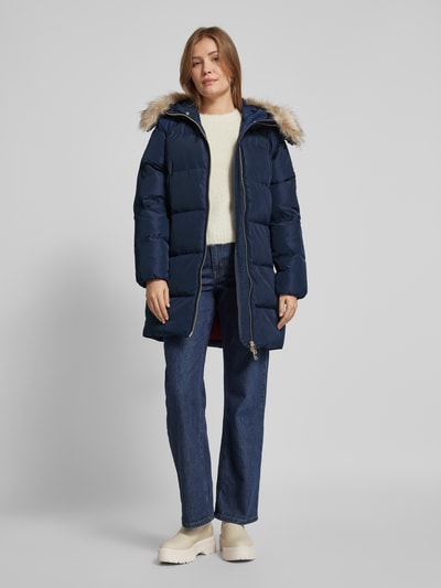 Tommy Hilfiger Gewatteerde jas met capuchon Marineblauw - 1