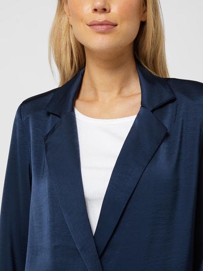 Neo Noir Blazer van satijn, model 'Leelou' Marineblauw - 3