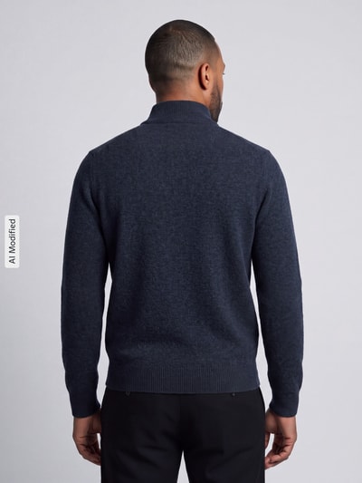 GANT Pullover aus reiner Wolle Hellblau Melange 5