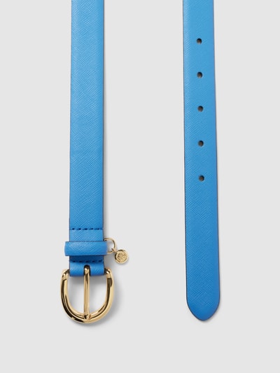 Lauren Ralph Lauren Riem met labeldetail, model 'CHARM' Blauw - 3