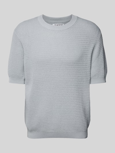 JAKE*S STUDIO MEN Gebreide pullover met ribboorden Hemelsblauw - 1