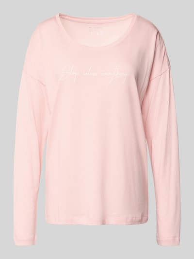 LASCANA Shirt met lange mouwen en statementprint Roze - 2