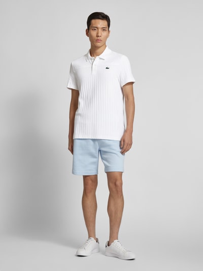 Lacoste Poloshirt mit Label-Detail Offwhite 1