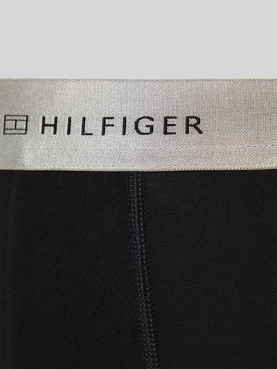 Tommy Hilfiger Regular Fit Trunks aus Baumwoll-Mix mit Geschenkbox im 3er-Pack Silber 2