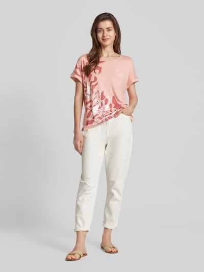 s.Oliver RED LABEL T-shirt met motiefprint Roze - 1