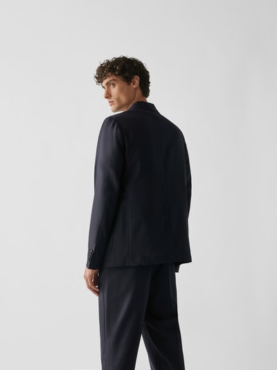 Officine Générale Anzugsakko mit Knopfleiste Marineblau 5