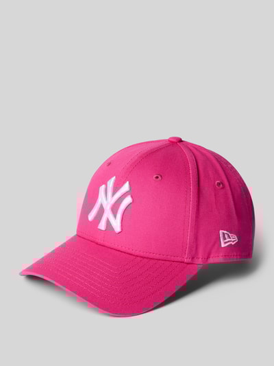 New Era Baseballpet met labeldetail Felroze - 1